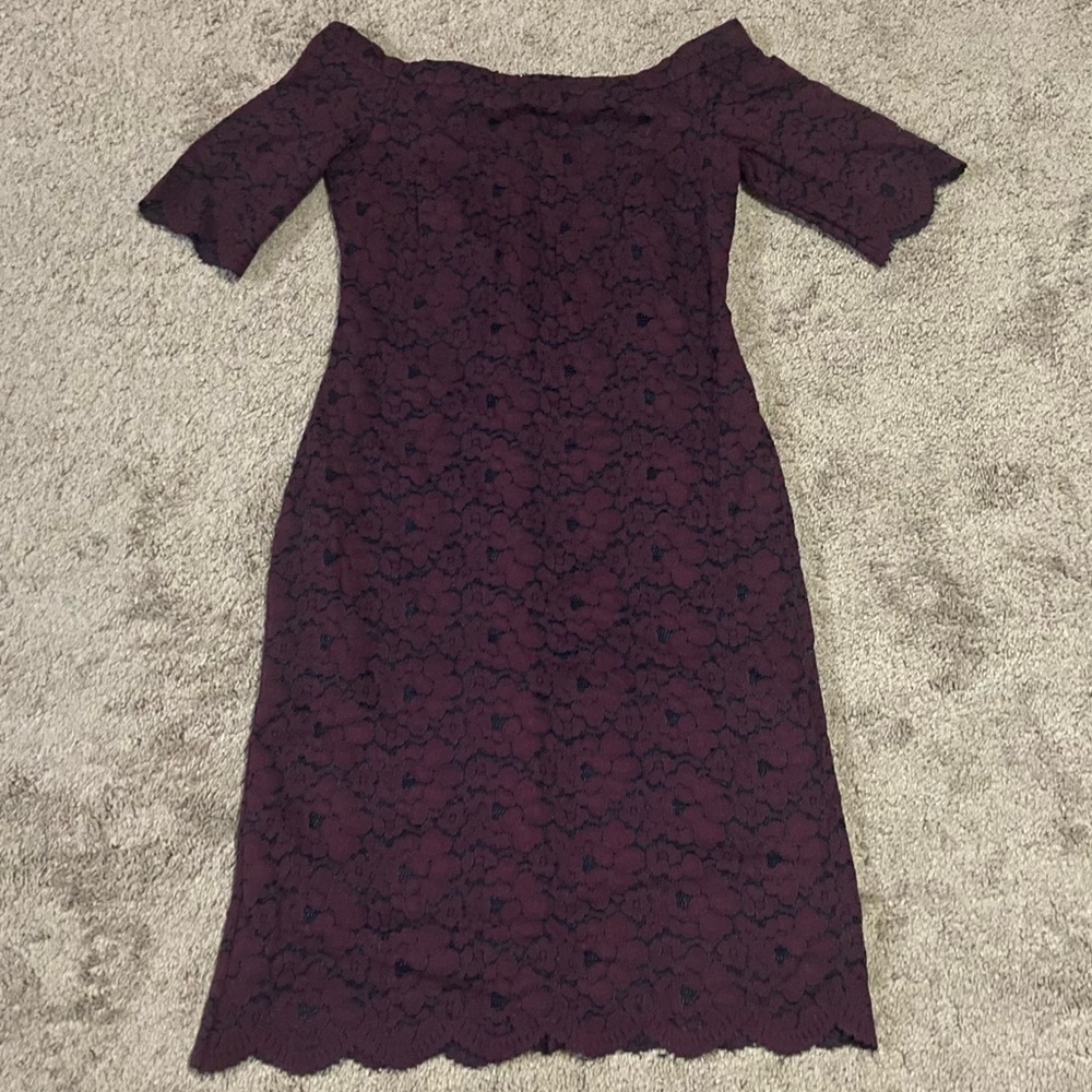 Lark & Ro Off Shoulder Lace Dress Sz 4